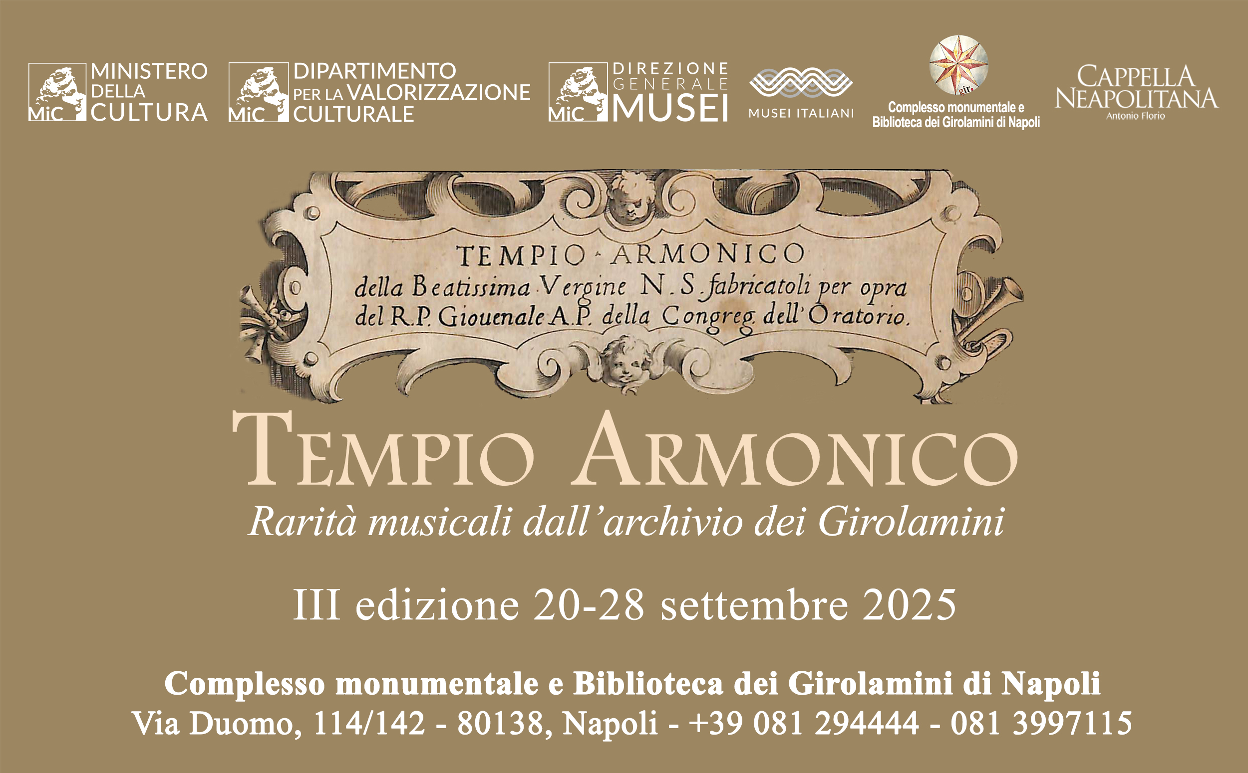 Tempio armonico. Rarità musicali dall'archivio dei Girolamini